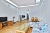 Lake view and modern furniture apartment for rent in Yen Phu village.